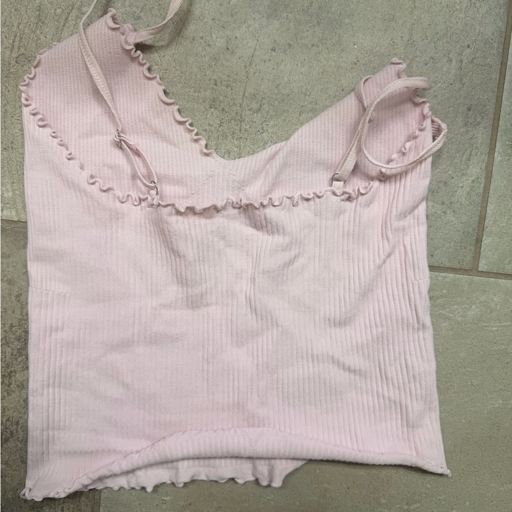 Free People Easy To Love Cami - size xs/s ballerina pink - Picture 3 of 3